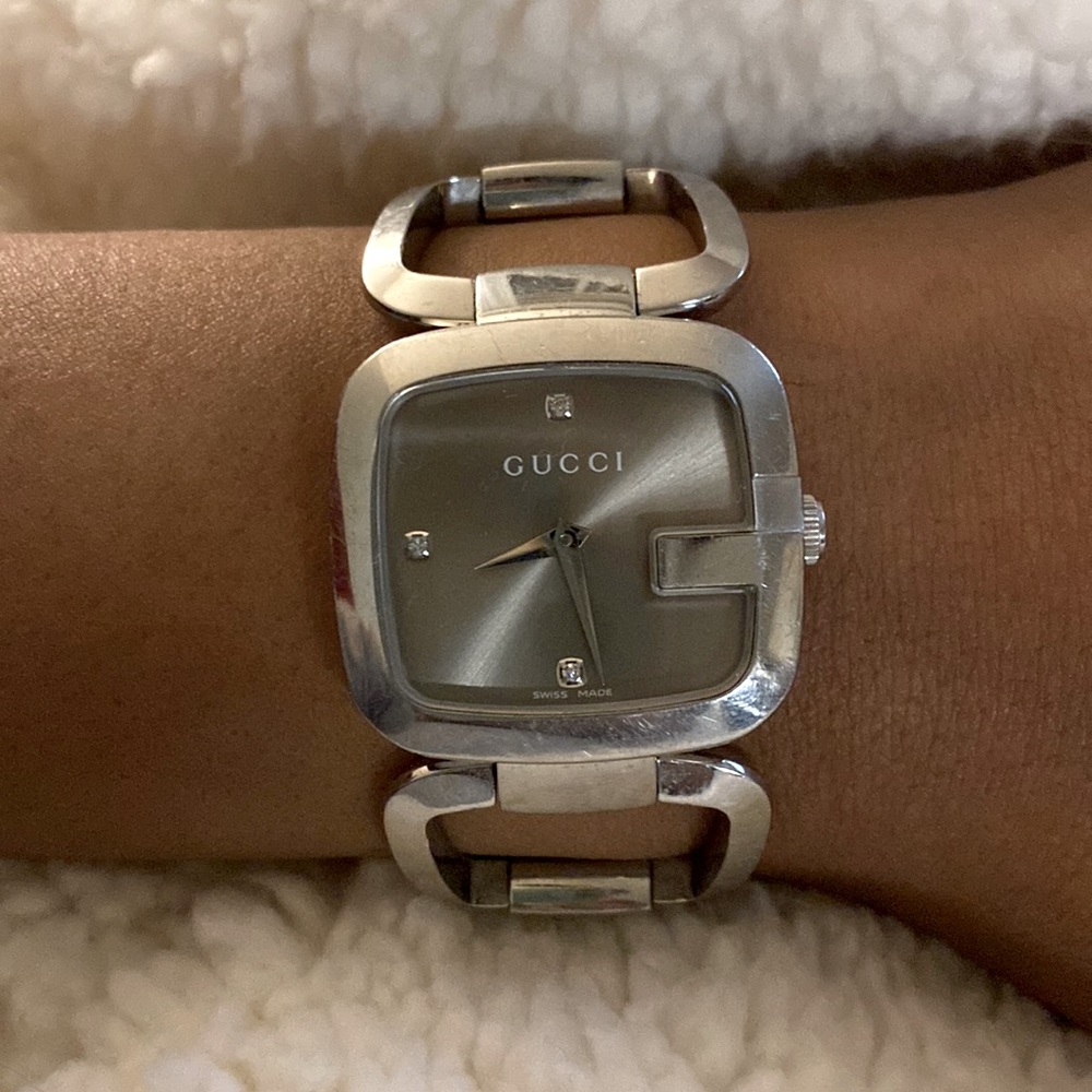 100% Authentic Gucci YA125507 '125 Series' Stainless Steel Watch 125.4
